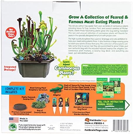 Miniatura 2 de Carnivorous Creations - Juguetes de oficina y escritorio para plantas carnívoras ferozmente geniales para edades de 4 a 10 años