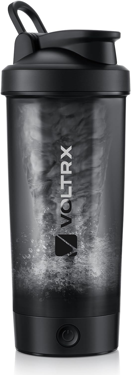 VOLTRX Protein Shaker Bottle, Titanus USB C Rechargeable