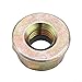 10 Pieces M10x1 25 Reverse Thread Left Hand Cutter Nuts for Gearbox Brush Rods, Suitable for Mechanical and Industrial Threaded Connections