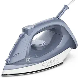 Electrolux Ferro de Passar Roupa Seco e Vapor base antiaderente vapor vertical extra 1200W cabo 1,35m azul ESI10 220v