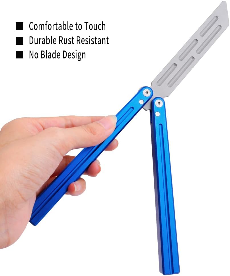 WARHERO Integrated Forging Bushing System, Aluminum Integral Channel Handle Foldable Knife, Excellent Balance Practice Tool Great for Beginners