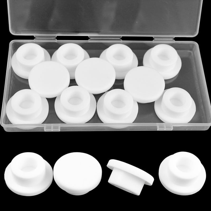 11 Pcs 23 mm/0.91 in Silicone Rubber Plug for 22 mm Round Holes