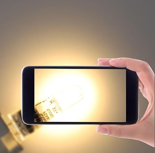 Miniatura 6 de CTKcom Paquete de 8 bombillas LED G4 de 12 V de 1.3 W (bombilla halógena equivalente a 10 W), blanco cálido 3000 K G4JC base bi-pin para paisaje,