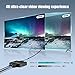 HBAVLINK HDMI Splitter 1 in 2 Out 60Hz - HDCP Bypass 2.3, HDR, Dolby/DTS 5.1/7.1 - Compatible with Firestick 4k Max, PS3/PS5 & Elgato HD60s/x/Pro, Apple TV 4K, Retrotink, Roku soundbar, NOT for Phone