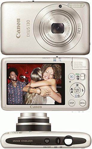 Canon IXUS 130 Digital camera 14.1 Mpix Grey Silver : Amazon.fr