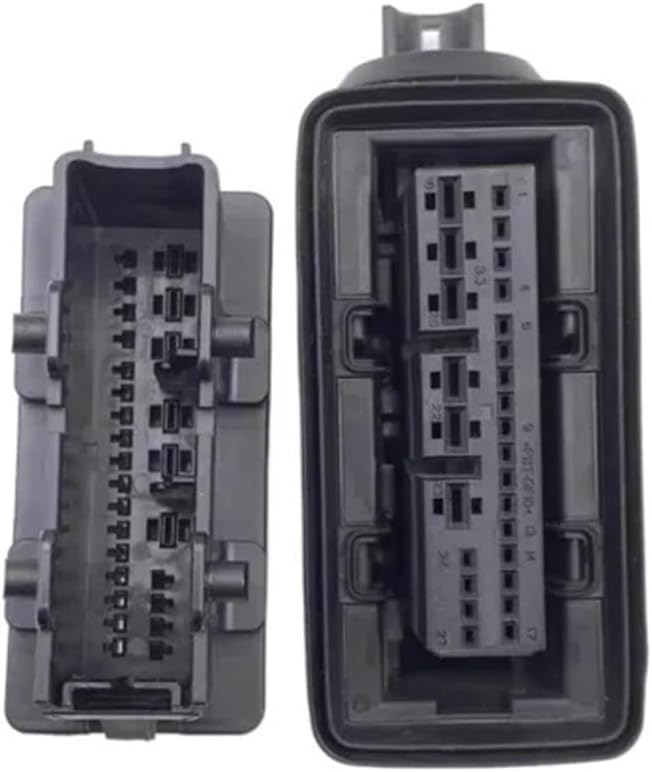 27 Pin Automotive Door Electronic Harness Connector Car Door Hinge Socket Compatible Q5 Q7 8K0972702 8K0972701(1pcs male with pins)