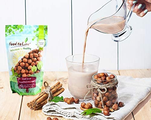 Food to Live - Raw Hazelnuts, 2 Pounds Filberts, Whole Nuts, No Shell, Unsalted, Kosher, Vegan, Bulk. Wholesome Snack. Rich in Vitamin E. Great for Baking, Trail Mixes, as a Topping. - Thumbnail 6