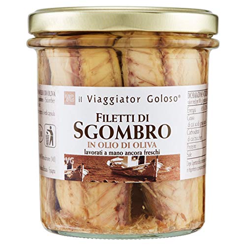 il Viaggiator Goloso Filetti di Sgombro in Olio di Oliva, 305g