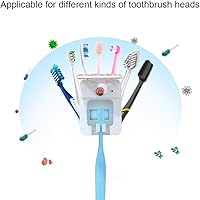 Vista 4 de Wagner & Stern Desinfectante para cepillos de dientes UV. Batería recargable, diseño 3D, compatible con todos los cabezales de cepillo.