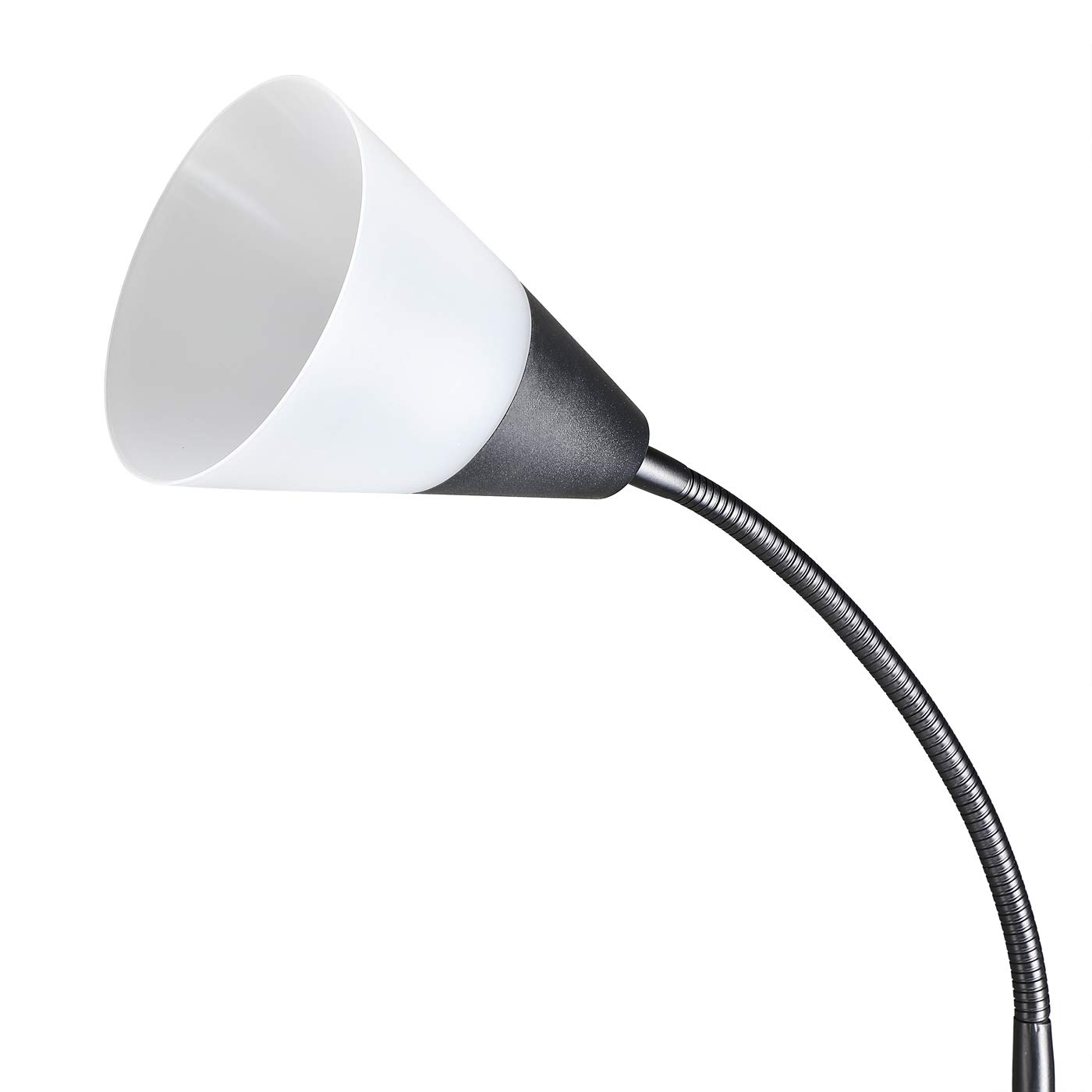 Monzana® Piantana Lampada da Terra 175cm 2 Luci E27 E14 Luce da Lettura con Braccio Regolabile Lampade a Stelo Soggiorno