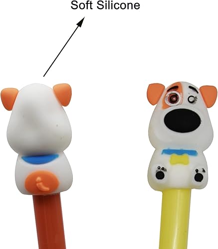 Miniatura 7 de Maydahui Gawk - 12 bolígrafos de gel para perros con dibujos animados 3D, diseño de pajarita de tinta negra, para la escuela y la oficina