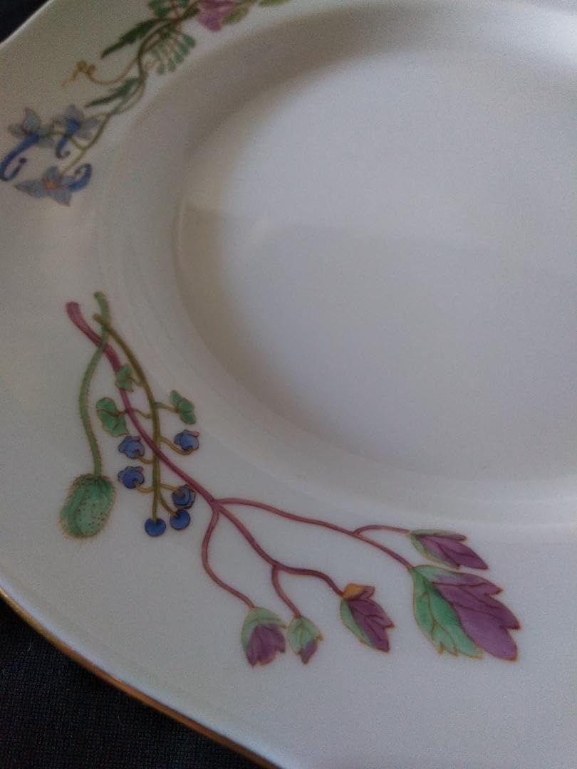 大幅値下げ17000円→8999円マイセン フローラプレート約22cm 大幅値下げ17000円→8999円マイセン フローラプレート約22cm