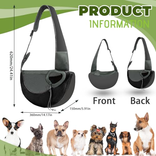CHRI Hundetragetasche Hundetasche bis 5kg Transporttasche für Haustiere Hundetragetuch Mit Verstellbarem Riemen Tragetasche Hund für kleinen Hund Katze Aktivitäten Im Freien