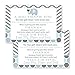 Blue Elephant Baby Shower Thank You Postcard Set of 15 (Cards Only)