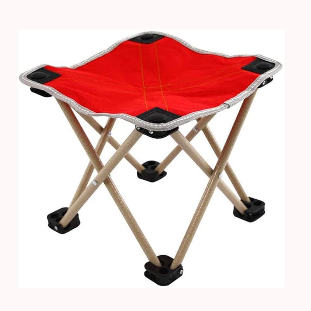 Portable Folding Camping Chairs Stool for Beach Garden Picnic Outdoor Camp Travel, Aluminum Alloy Frame, Anti-Tear Oxford Cloth(Blue)