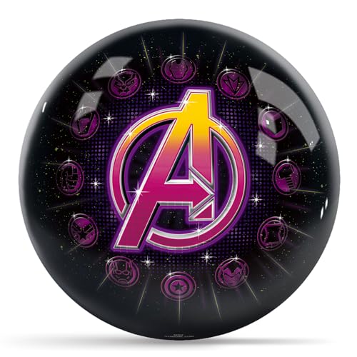 KR Strikeforce Marvel - Avengers - Logo with Character Icons 8lb Bowling Ball