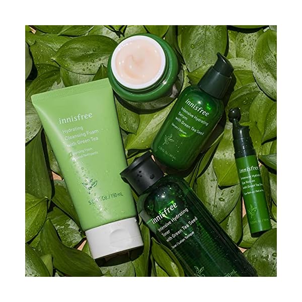 innisfree Green Tea Hydrating Cleansing Foam Creamy Face Cleanser