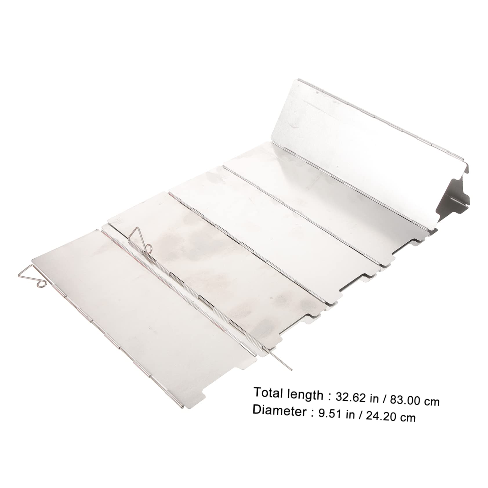 Happyyami Foldable Windproof Windshield Lightweight Anti-Wind Cooking Tool for Camping Utensils Set