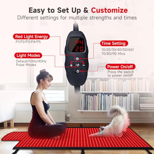 Cosnyu 2570-LED Red Light Therapy Blanket