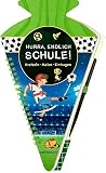 Schultüten-Kratzelbuch - Fußballfreunde - Hurra, endlich Schule!: Kratzeln, Malen, Eintragen