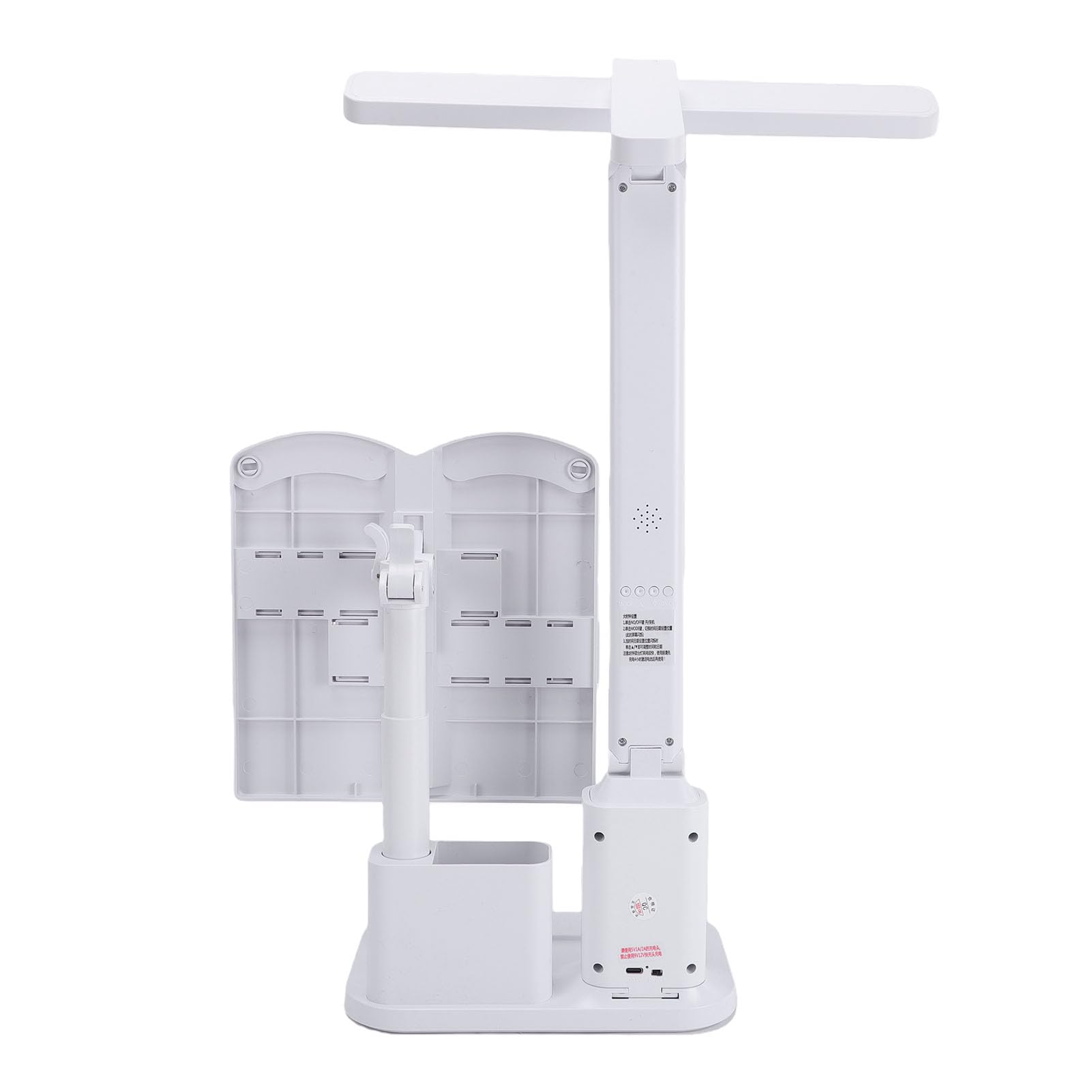Lampada da Scrivania a LED Pieghevole Regolabile con orologio. Controlli Touch Intuitivi per Un'illuminazione Personalizzata a Casa o in Ufficio