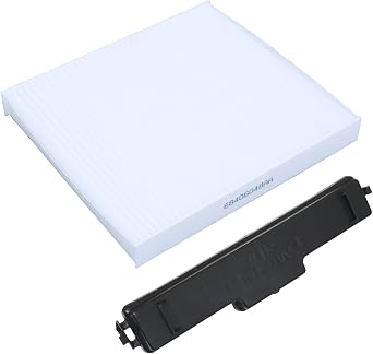 Car Cabin Air Filter + Filter Access Door Replacement for Dodge Ram 1500 2500 3500 4500 5500 Avenger Caliber Journey Compass Patriot Chrysler 200 Replacement for 68318365AA 68052292AA