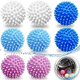 qingmeng 8 Stück Waschbälle, Trockner Bälle für Trockner Trocknerbälle Daunen für Daunenjacken...
