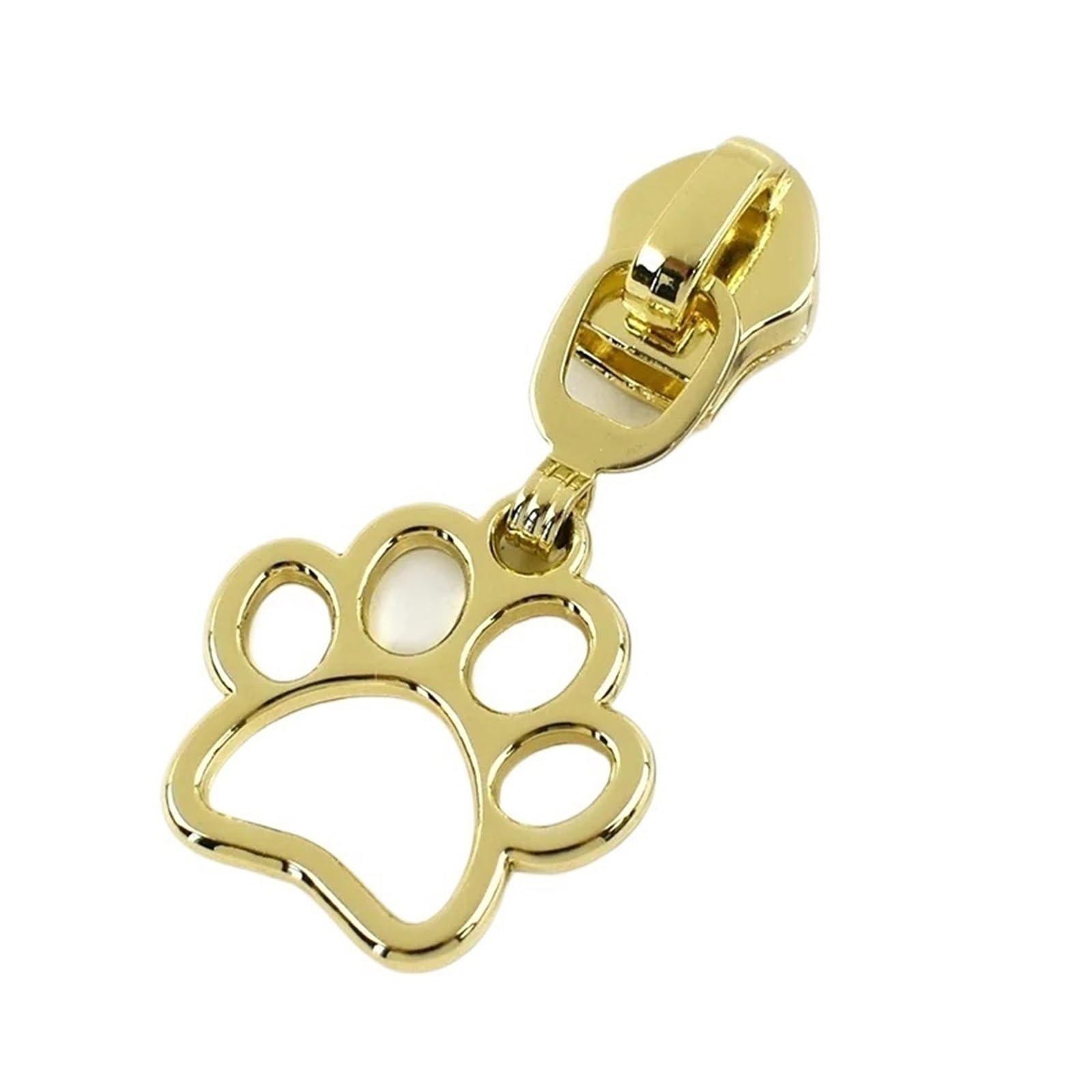 10 Cursori for Cerniere 5# for Borse for Indumenti Con In Nylon, Sostituiscono I Kit Di Riparazione Della Testa Dell'estrattore Accessori Hardware Fai Da Te(XP069-LightGold)