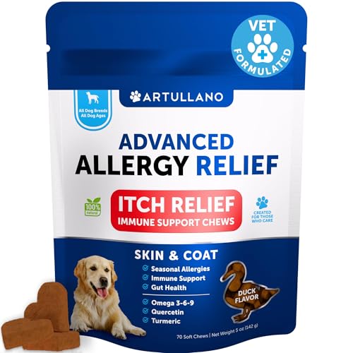 Dog Allergy Relief Chews - Itching Skin Relief for Dogs