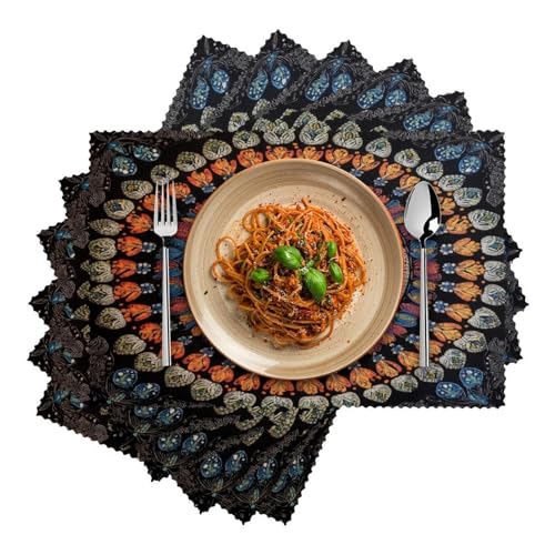 Sets de table anti-tache mandala protégeant de la chaleur pour votre cuisine - 3