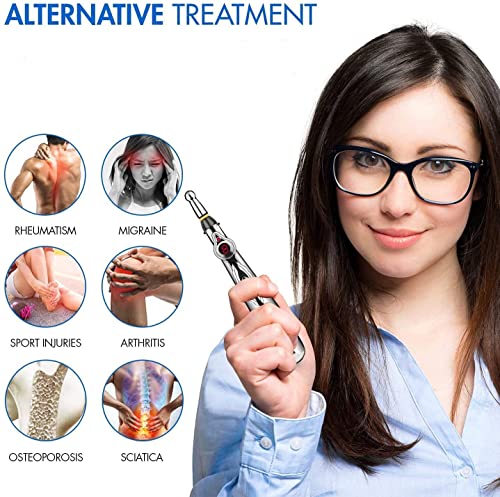 Image of DRUMSTONE ( 2026 Brings 5 Years WARRANTY ) Acupuncture Pen Rechargeable Pain Relief Therapy Device for Body Massage, Smart Meridian Energy Pen with Digital Display, Portable Wellness Tool