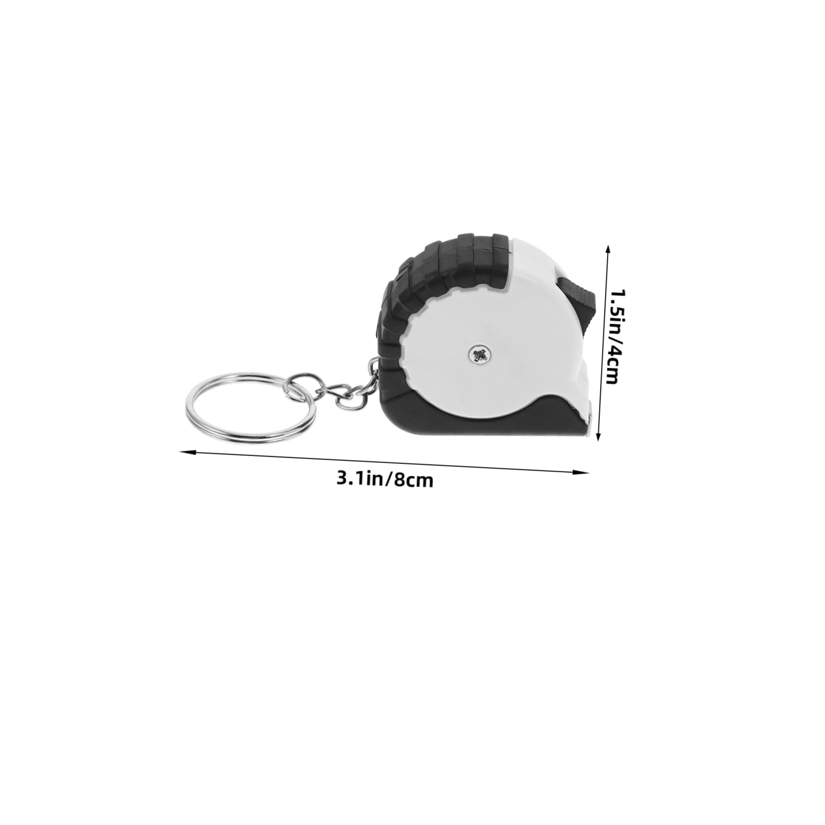 ARTIBETTER Retractable Steel Tape Measure Keychain Small Measuring Tape Automatic Retraction Portable for Engineer