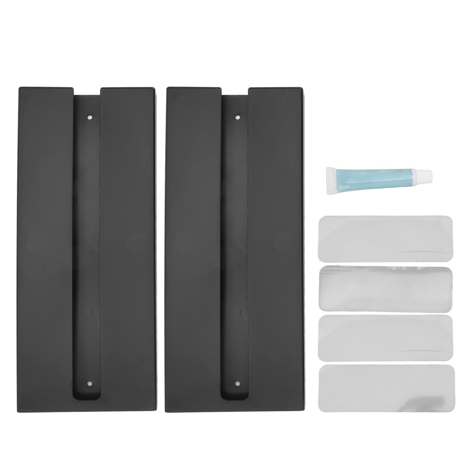 2 Estantes De Plástico Para Copas De Vino, Debajo Del Gabinete, Soporte Para Copas De Vino, Colgador De Almacenamiento Para Vasos, Estante De Plástico Autoadhesivo Para Copas De Vino Para Barra De Coc