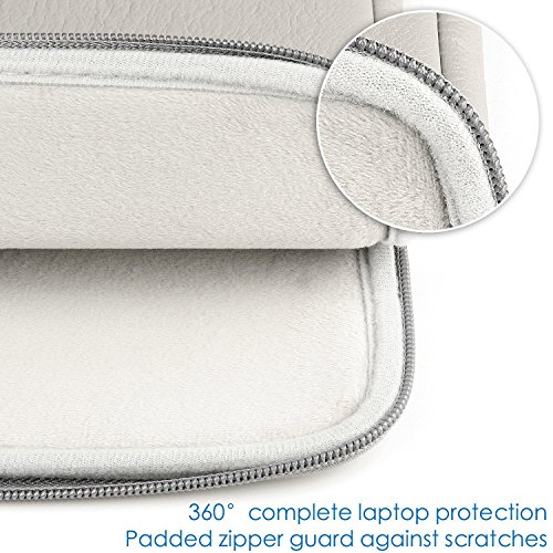 CCPK 15.6 inch Laptop Sleeve Case Bag Compatible for Apple 15.4" MacBook Pro A1286 Pro with Retina A1398 15" Microsoft Surface Book 2 15.6" Hp Elitebook 850 g5 Envy x360 Waterproof PU Leather Grey
