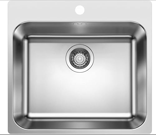 BLANCO 526354 Supra 500-IFA Fregadero de cocina de acero inoxidable, acero cepillado