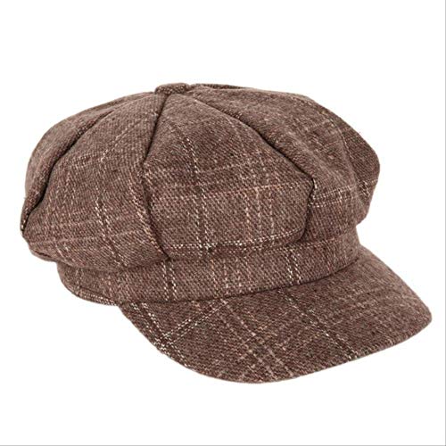 Sports de Plein Air Beret Plaid Confortable et Chaud