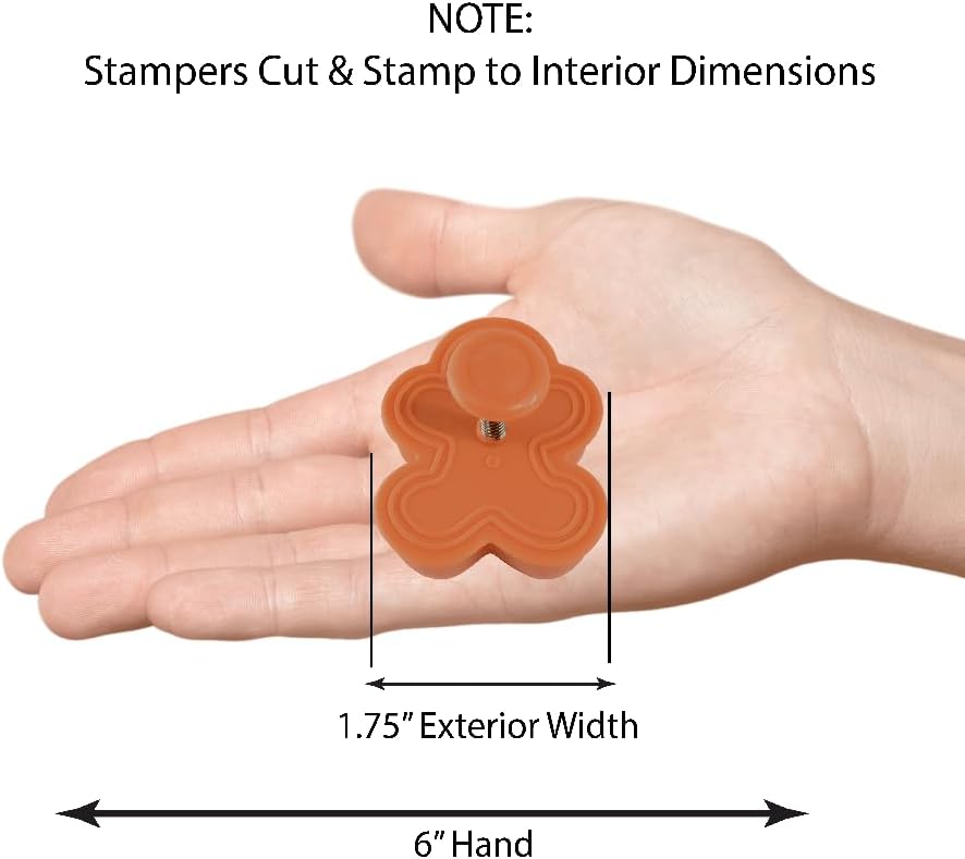 R&M Christmas Pastry & Cookie Cutter set of 4. Assorted Designs and Colors, Christmas Tree, Ornament, Gingerbread Man, Snowman. 2 Inches, Assorted Color Plastic Cookie Cutters - Image 9