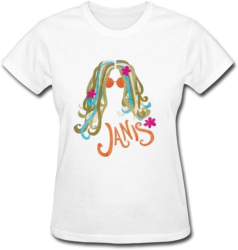 Women's Janis Joplin Line Design T-shirt Small