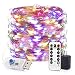 Innotree LED Fairy Lights, Waterproof String Lights USB Plug In for Bedroom Indoor Outdoor 33 Ft Copper Wire 100 LED Bulbs Multi Colored