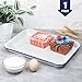 Webake Enamelware 9x13 Non Stick Baking Sheet, Enameled Steel Jelly Roll Pan Rectangular Serving Tray, Ceramic Coating Cookie Sheet