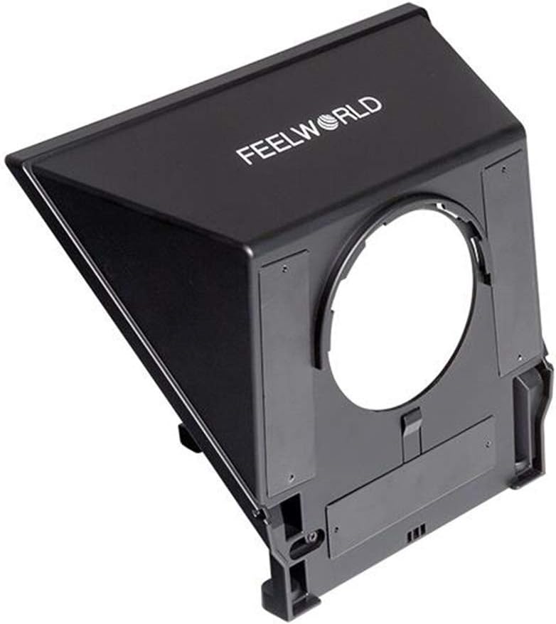 FEELWORLD TP2 Teleprompters for iPad Smartphone Tablets DSLR Cameras Adjustable APP Compatible with iOS/Android Portable Teleprompter Kit with Remote Control & Lens Adapter Rings Making Live Streaming