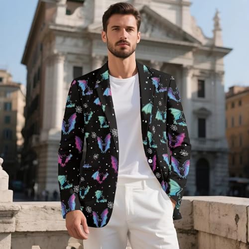 Halloween Blazer Men Regular Fit Men's Suit Jacket for Costume Party Banquet Mens Sport Coats with Two Pockets2