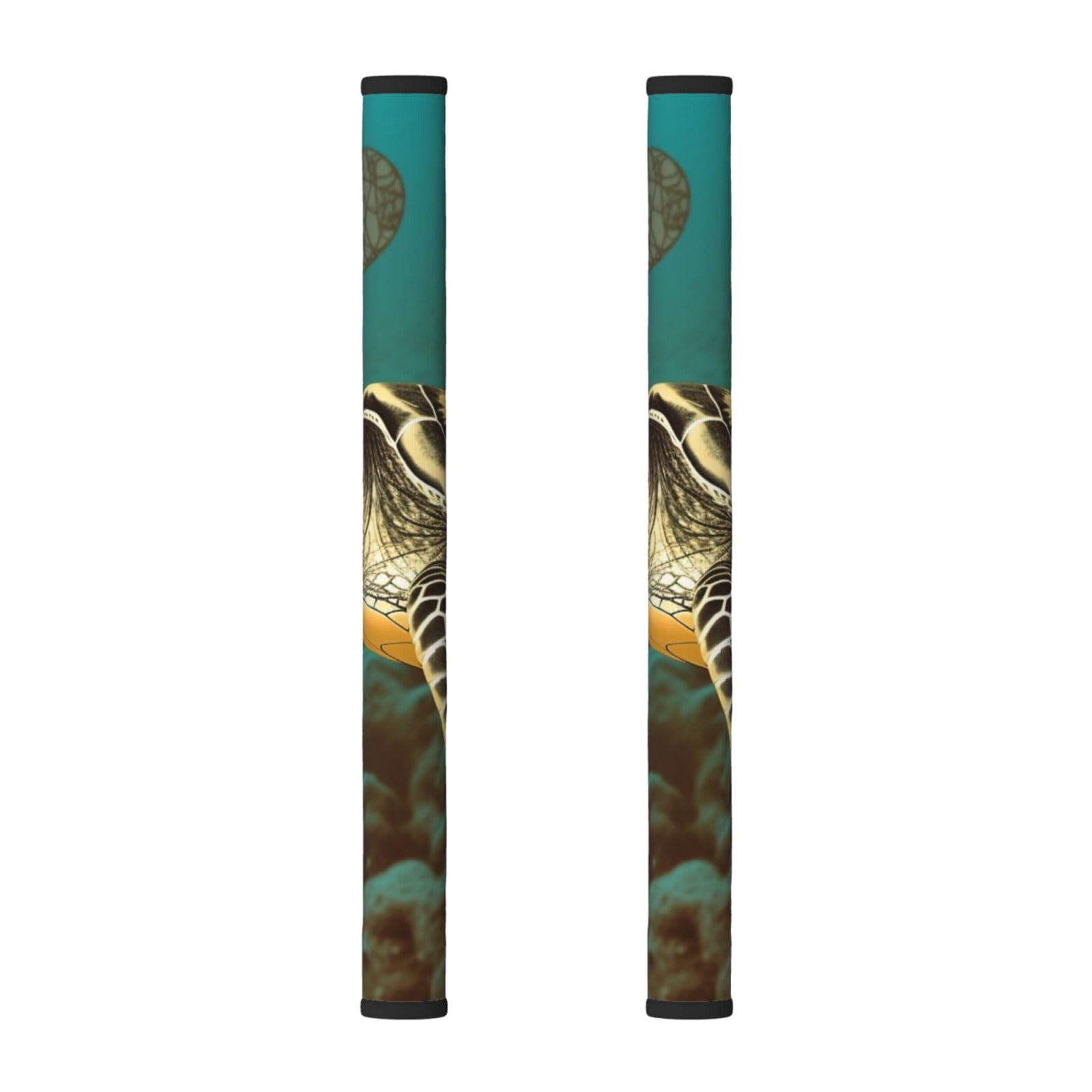 VGFJHNDF Refrigerator Door Handle Covers 2-Pack, Sea Turtle Printed Protect and Decorate for Fridge Ovens Dishwashers