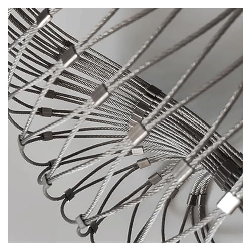 Treillis métallique flexible en acier inoxydable 0.5x19m filet balcon antichute