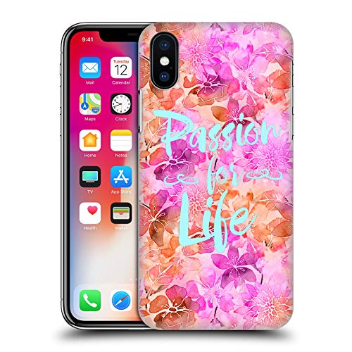 Coque rigide iPhone XS Apple LebensArt Passion for Life Contextes au dos