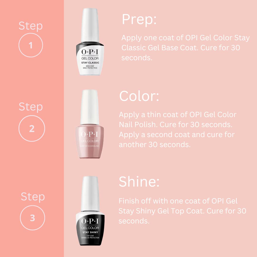 OPI GelColor Nail Polish,0.5 fl oz