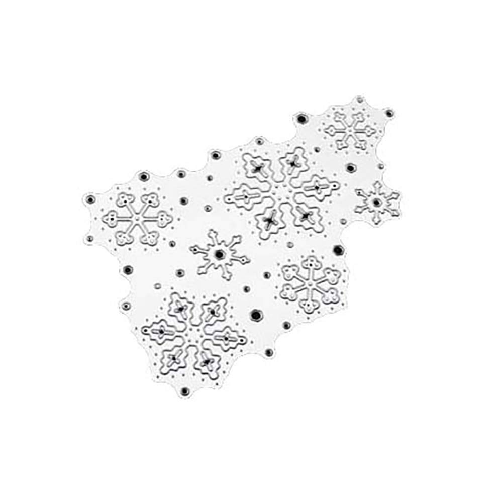 Schneeflocken Stanzformen Set - Metall-Stanzformen Für Weihnachtskarten & Scrapbooking