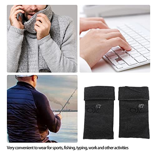 Luvas sem dedos, acabamento requintado Luvas de malha confortáveis ​​e adequadas para a pele para es