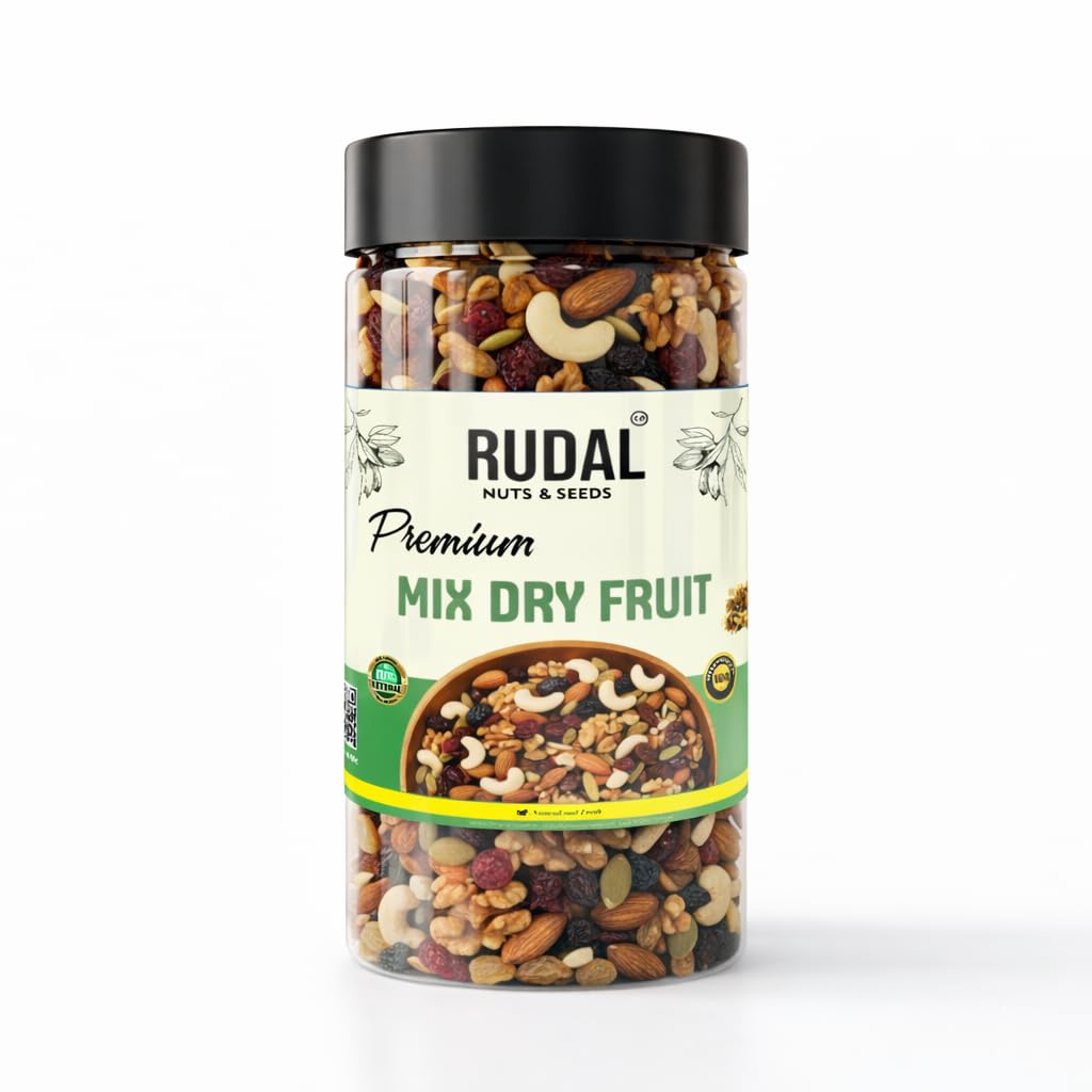 RUDAL Handpicked Natural Fresh 250 gm Mix Dry Fruits for Snacking Baking & Cooking Use Pack of 1-image-11