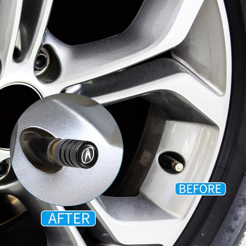 4pcs Aluminum Tire Valve Stem Caps